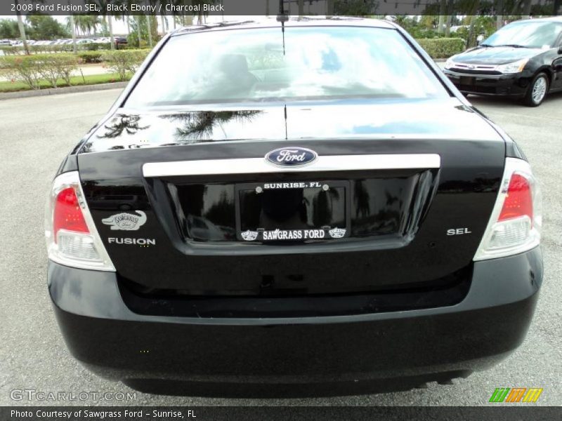 Black Ebony / Charcoal Black 2008 Ford Fusion SEL