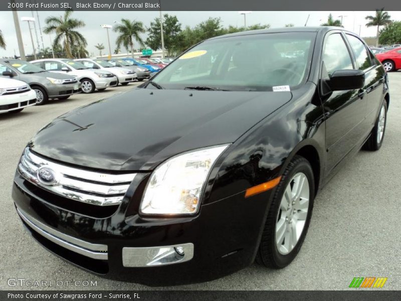 Black Ebony / Charcoal Black 2008 Ford Fusion SEL