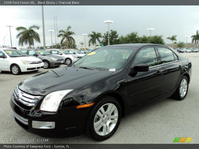 Black Ebony / Charcoal Black 2008 Ford Fusion SEL