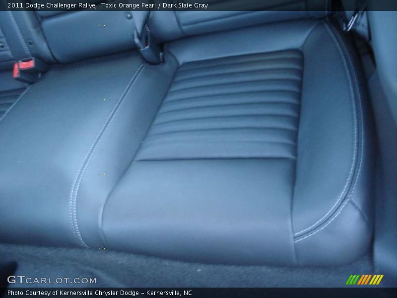 Toxic Orange Pearl / Dark Slate Gray 2011 Dodge Challenger Rallye