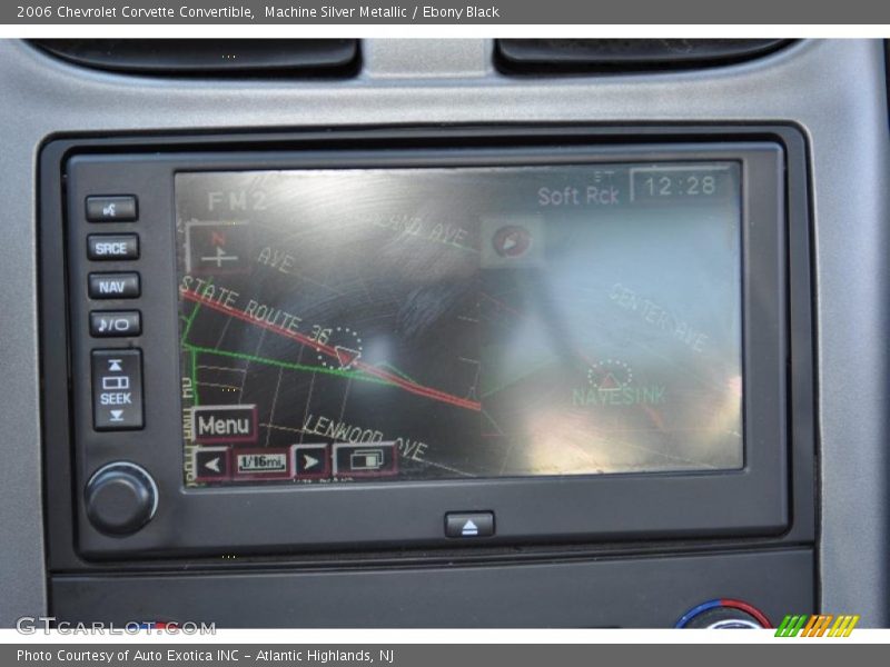 Navigation of 2006 Corvette Convertible