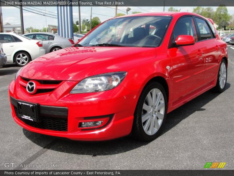 True Red / Black 2008 Mazda MAZDA3 MAZDASPEED Grand Touring