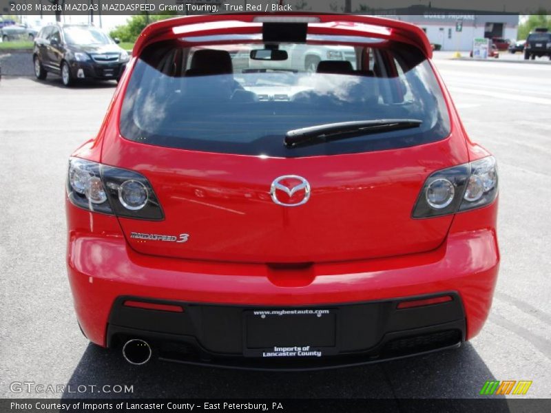 True Red / Black 2008 Mazda MAZDA3 MAZDASPEED Grand Touring