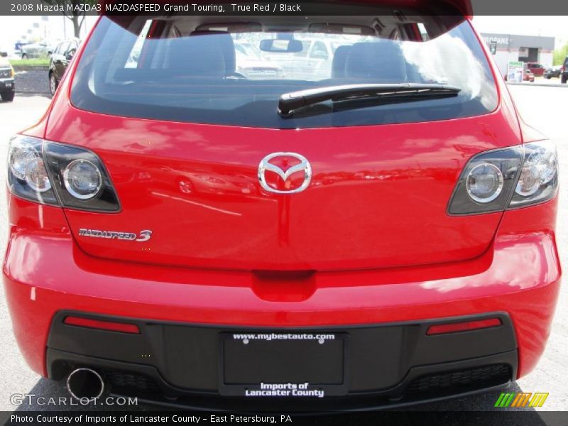 True Red / Black 2008 Mazda MAZDA3 MAZDASPEED Grand Touring