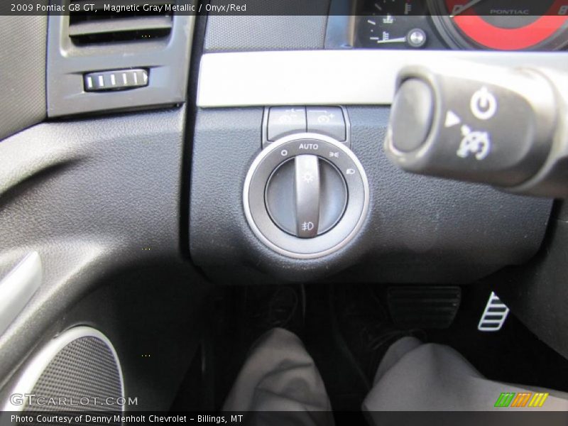 Magnetic Gray Metallic / Onyx/Red 2009 Pontiac G8 GT