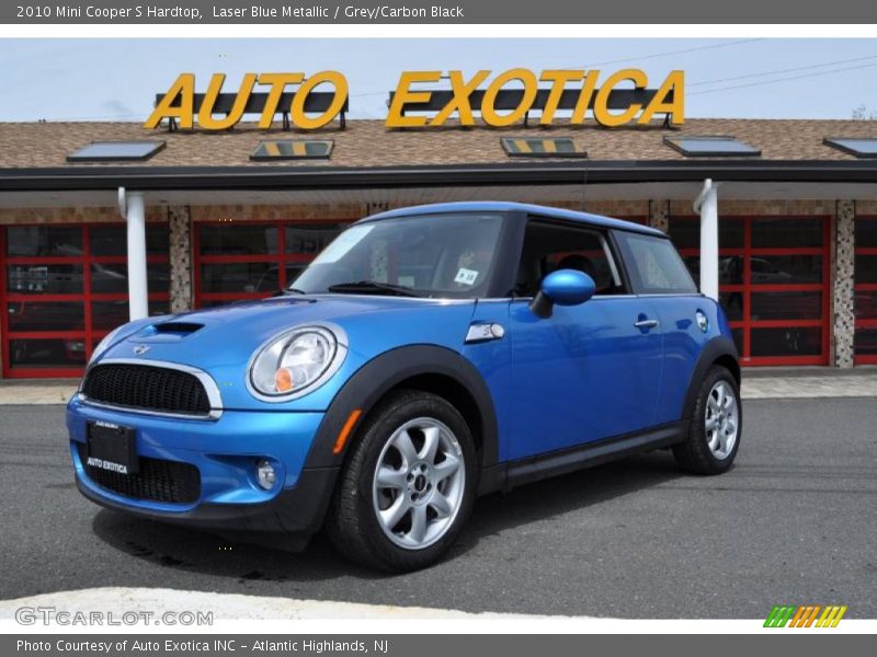 Laser Blue Metallic / Grey/Carbon Black 2010 Mini Cooper S Hardtop