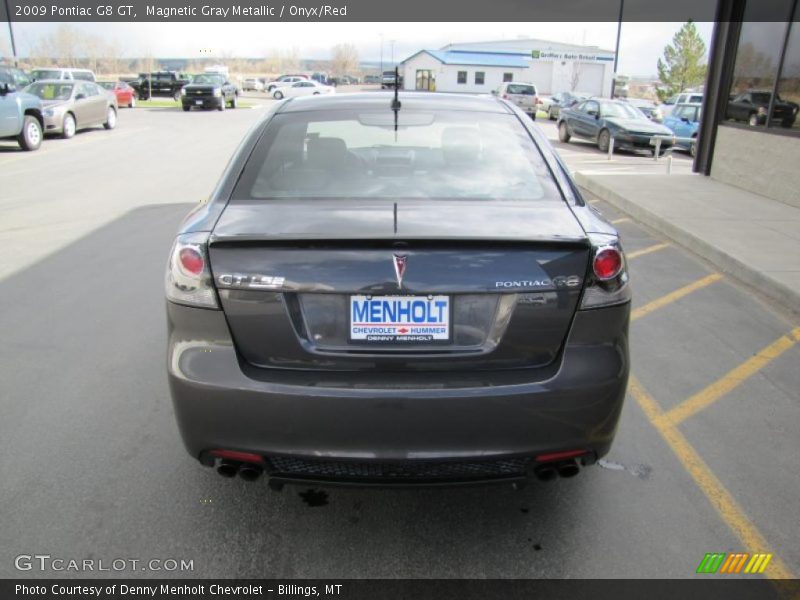 Magnetic Gray Metallic / Onyx/Red 2009 Pontiac G8 GT