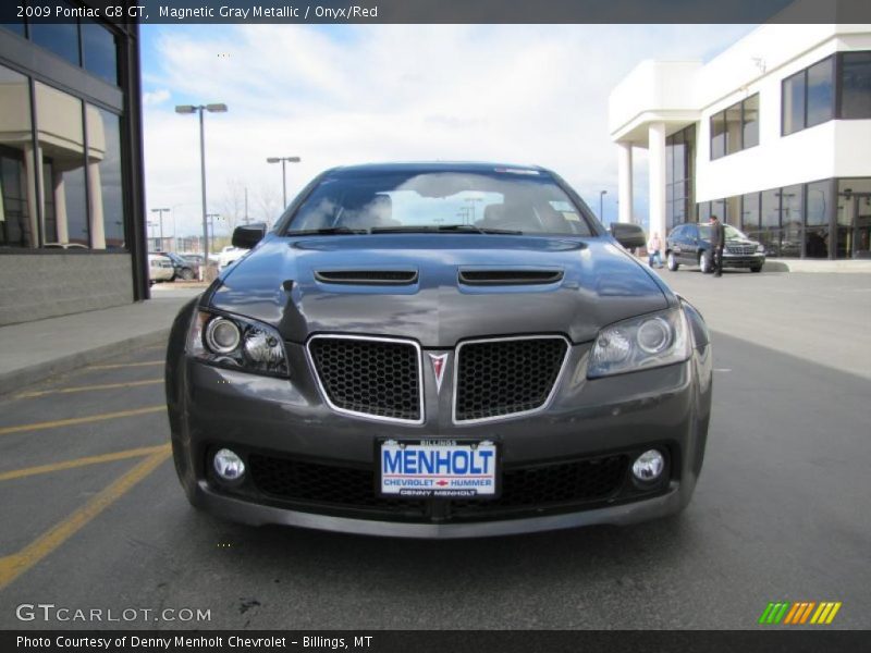 Magnetic Gray Metallic / Onyx/Red 2009 Pontiac G8 GT