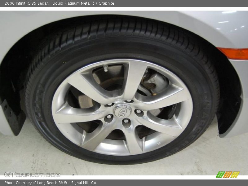 Liquid Platinum Metallic / Graphite 2006 Infiniti G 35 Sedan