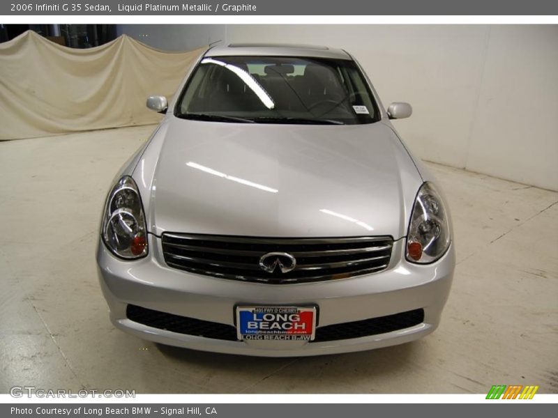 Liquid Platinum Metallic / Graphite 2006 Infiniti G 35 Sedan