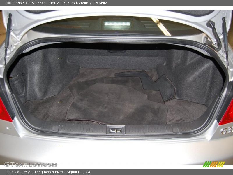 Liquid Platinum Metallic / Graphite 2006 Infiniti G 35 Sedan