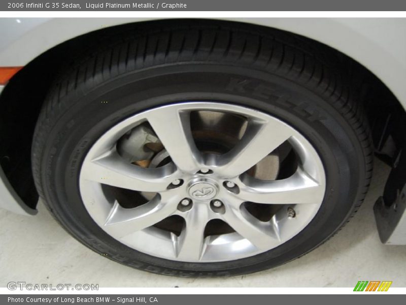 Liquid Platinum Metallic / Graphite 2006 Infiniti G 35 Sedan