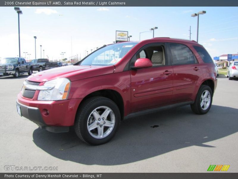 Salsa Red Metallic / Light Cashmere 2006 Chevrolet Equinox LT AWD