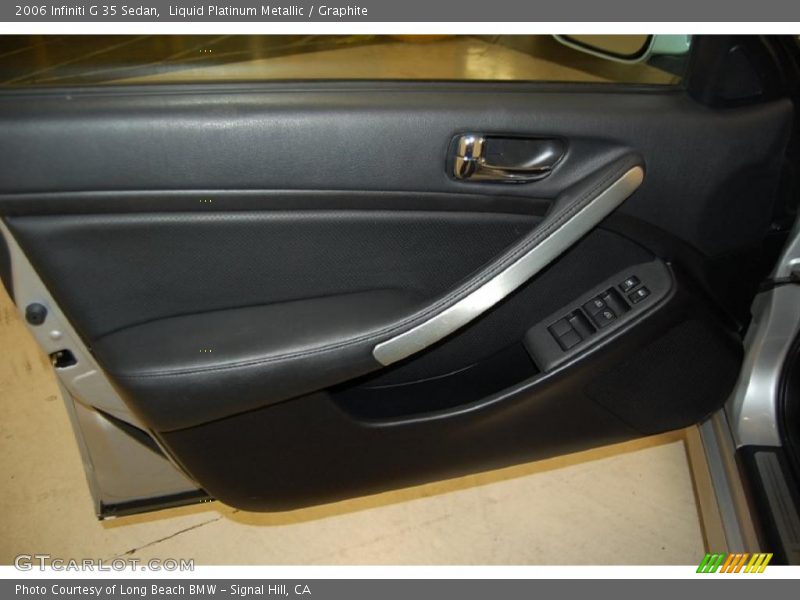 Liquid Platinum Metallic / Graphite 2006 Infiniti G 35 Sedan