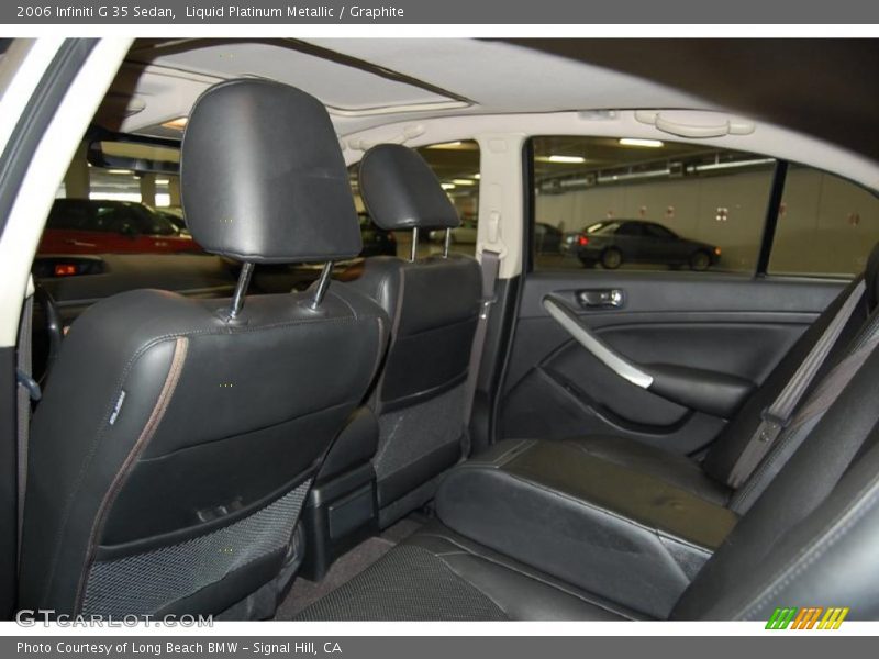 Liquid Platinum Metallic / Graphite 2006 Infiniti G 35 Sedan
