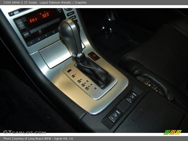 Liquid Platinum Metallic / Graphite 2006 Infiniti G 35 Sedan