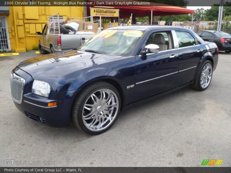 Midnight Blue Pearlcoat / Dark Slate Gray/Light Graystone 2006 Chrysler 300 Touring