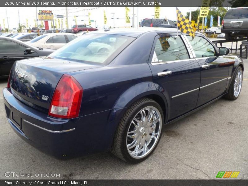 Midnight Blue Pearlcoat / Dark Slate Gray/Light Graystone 2006 Chrysler 300 Touring