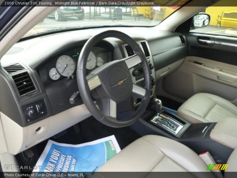 Midnight Blue Pearlcoat / Dark Slate Gray/Light Graystone 2006 Chrysler 300 Touring