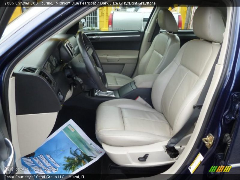 Midnight Blue Pearlcoat / Dark Slate Gray/Light Graystone 2006 Chrysler 300 Touring