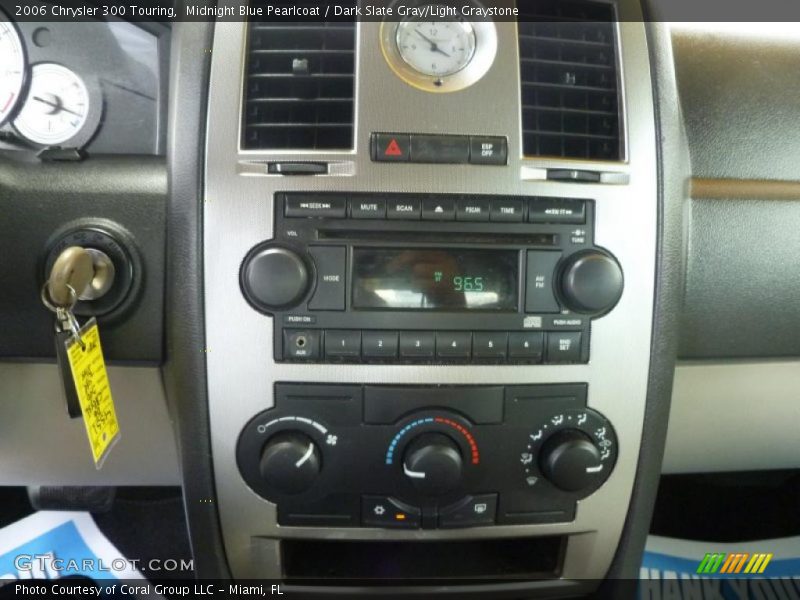 Midnight Blue Pearlcoat / Dark Slate Gray/Light Graystone 2006 Chrysler 300 Touring