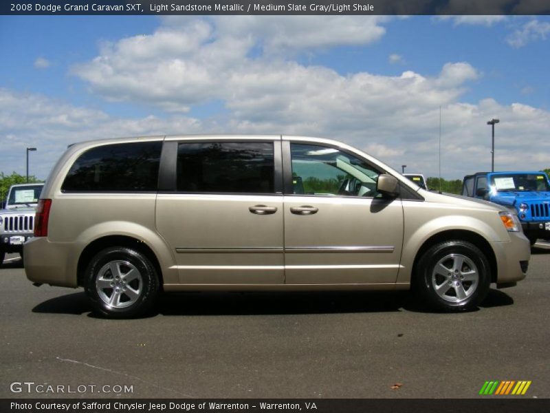 Light Sandstone Metallic / Medium Slate Gray/Light Shale 2008 Dodge Grand Caravan SXT