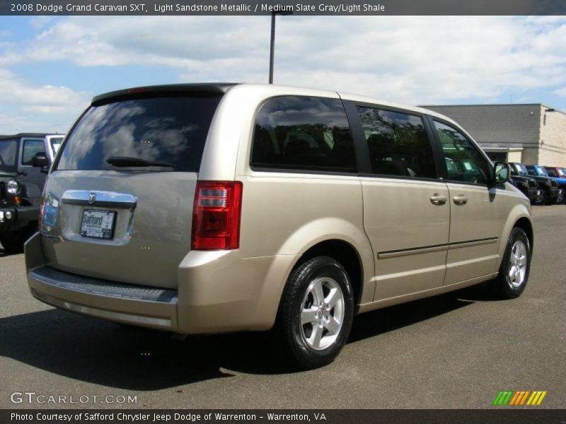 Light Sandstone Metallic / Medium Slate Gray/Light Shale 2008 Dodge Grand Caravan SXT
