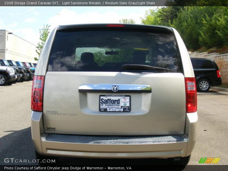 Light Sandstone Metallic / Medium Slate Gray/Light Shale 2008 Dodge Grand Caravan SXT