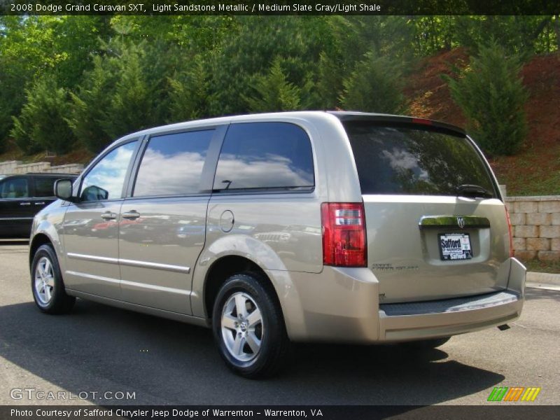 Light Sandstone Metallic / Medium Slate Gray/Light Shale 2008 Dodge Grand Caravan SXT