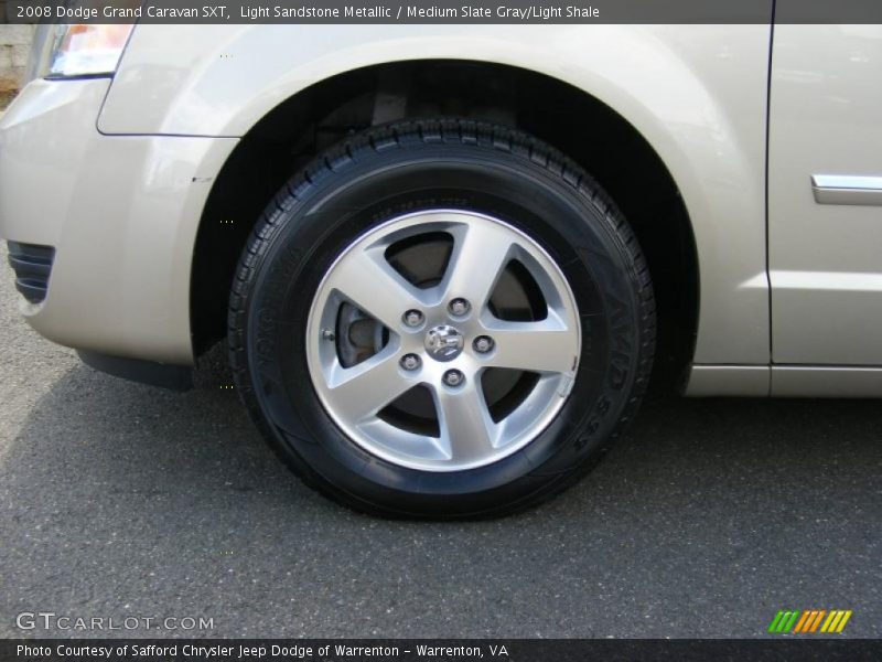 Light Sandstone Metallic / Medium Slate Gray/Light Shale 2008 Dodge Grand Caravan SXT