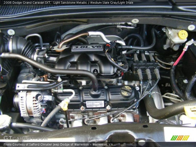 Light Sandstone Metallic / Medium Slate Gray/Light Shale 2008 Dodge Grand Caravan SXT