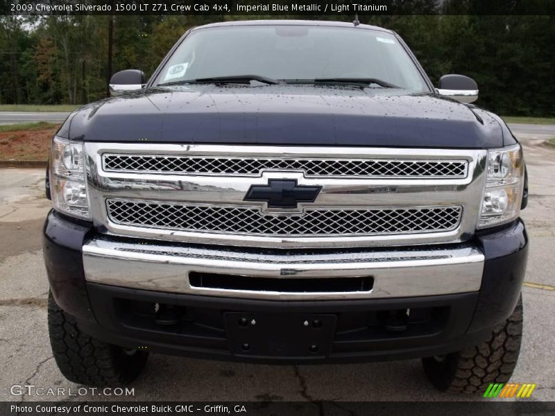 Imperial Blue Metallic / Light Titanium 2009 Chevrolet Silverado 1500 LT Z71 Crew Cab 4x4