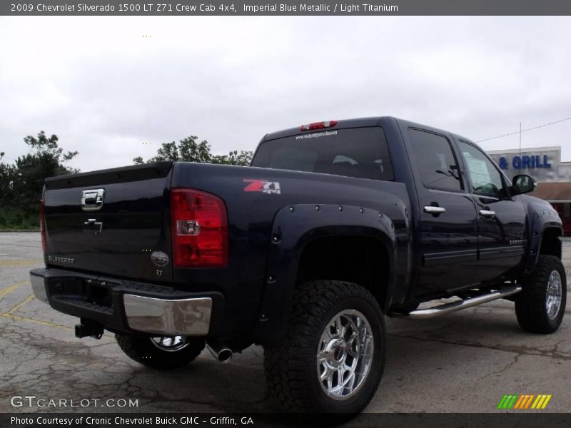 Imperial Blue Metallic / Light Titanium 2009 Chevrolet Silverado 1500 LT Z71 Crew Cab 4x4