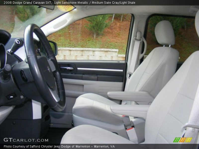 Light Sandstone Metallic / Medium Slate Gray/Light Shale 2008 Dodge Grand Caravan SXT