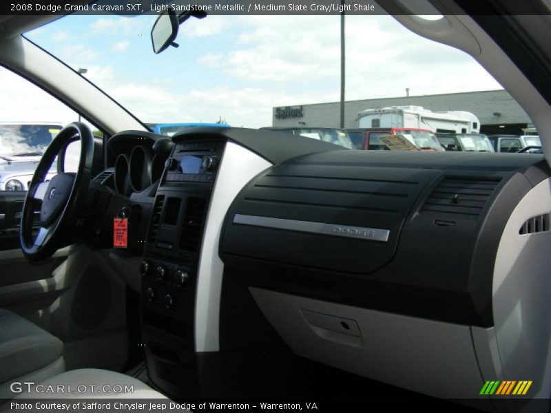 Light Sandstone Metallic / Medium Slate Gray/Light Shale 2008 Dodge Grand Caravan SXT