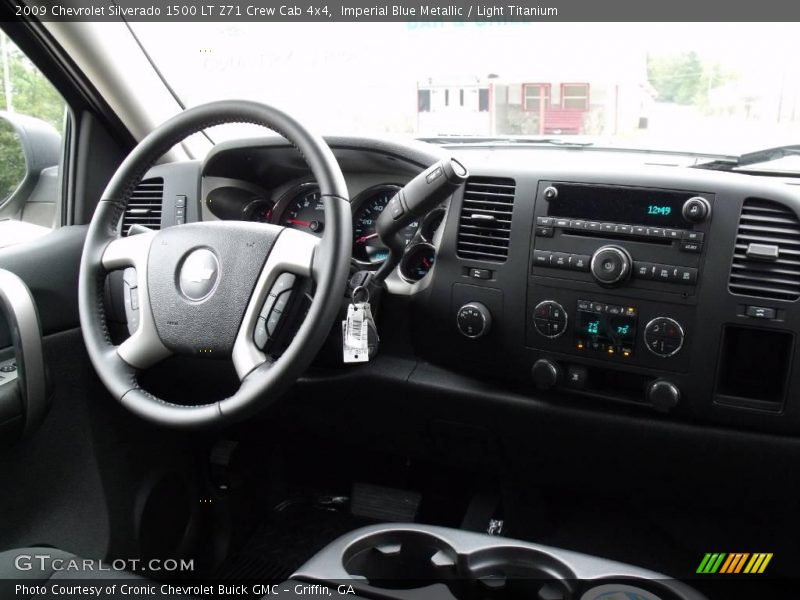 Imperial Blue Metallic / Light Titanium 2009 Chevrolet Silverado 1500 LT Z71 Crew Cab 4x4