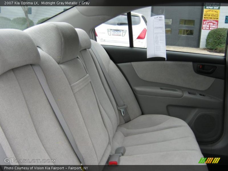 Midnight Gray Metallic / Gray 2007 Kia Optima LX