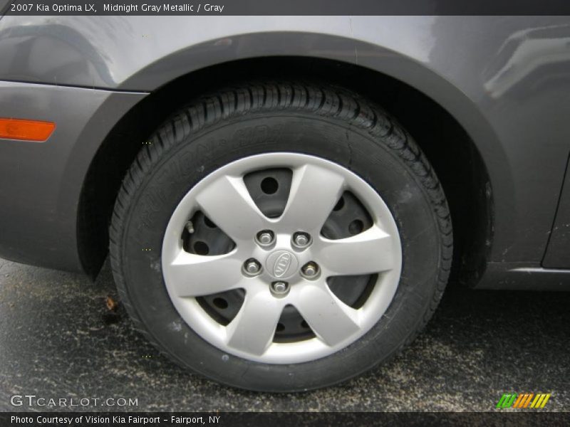 Midnight Gray Metallic / Gray 2007 Kia Optima LX