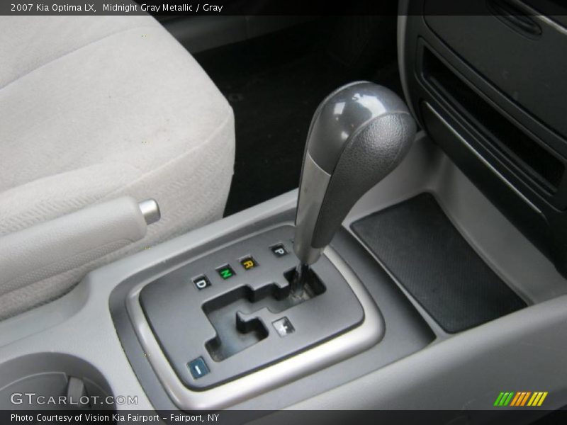 Midnight Gray Metallic / Gray 2007 Kia Optima LX