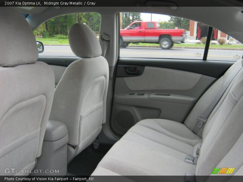 Midnight Gray Metallic / Gray 2007 Kia Optima LX