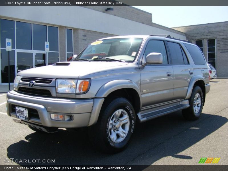 Thunder Cloud Metallic / Oak 2002 Toyota 4Runner Sport Edition 4x4