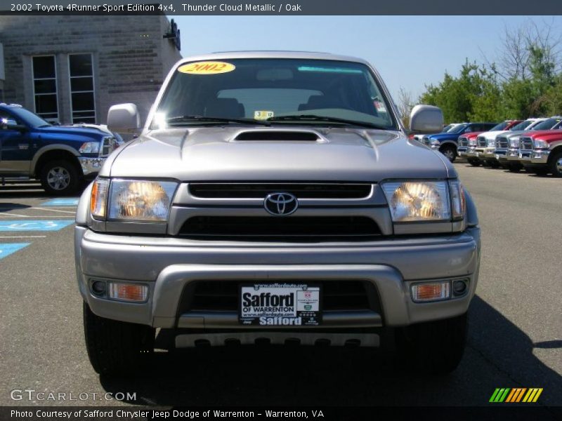 Thunder Cloud Metallic / Oak 2002 Toyota 4Runner Sport Edition 4x4