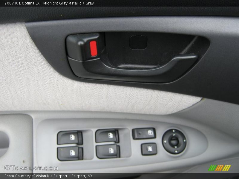 Midnight Gray Metallic / Gray 2007 Kia Optima LX