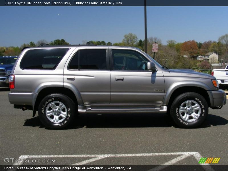 Thunder Cloud Metallic / Oak 2002 Toyota 4Runner Sport Edition 4x4