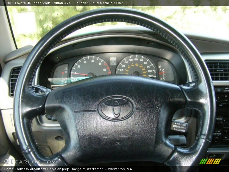Thunder Cloud Metallic / Oak 2002 Toyota 4Runner Sport Edition 4x4