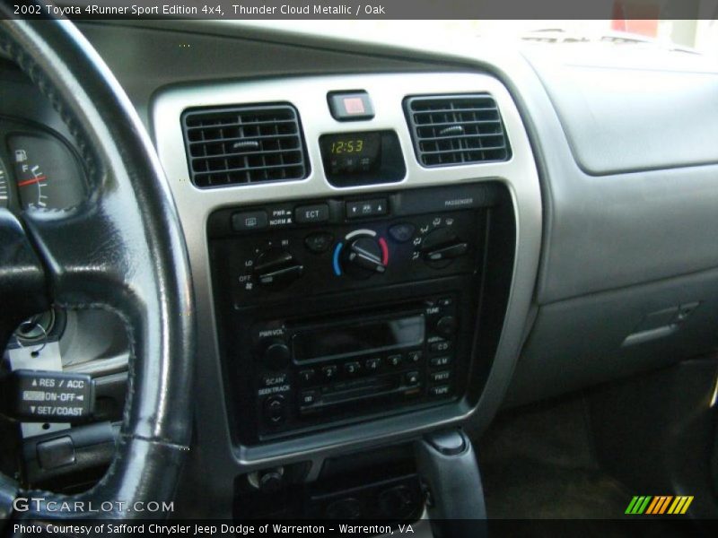 Thunder Cloud Metallic / Oak 2002 Toyota 4Runner Sport Edition 4x4