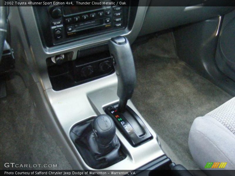 Thunder Cloud Metallic / Oak 2002 Toyota 4Runner Sport Edition 4x4