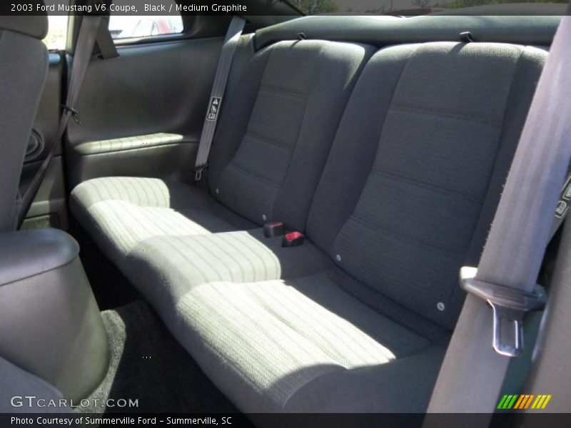 Black / Medium Graphite 2003 Ford Mustang V6 Coupe