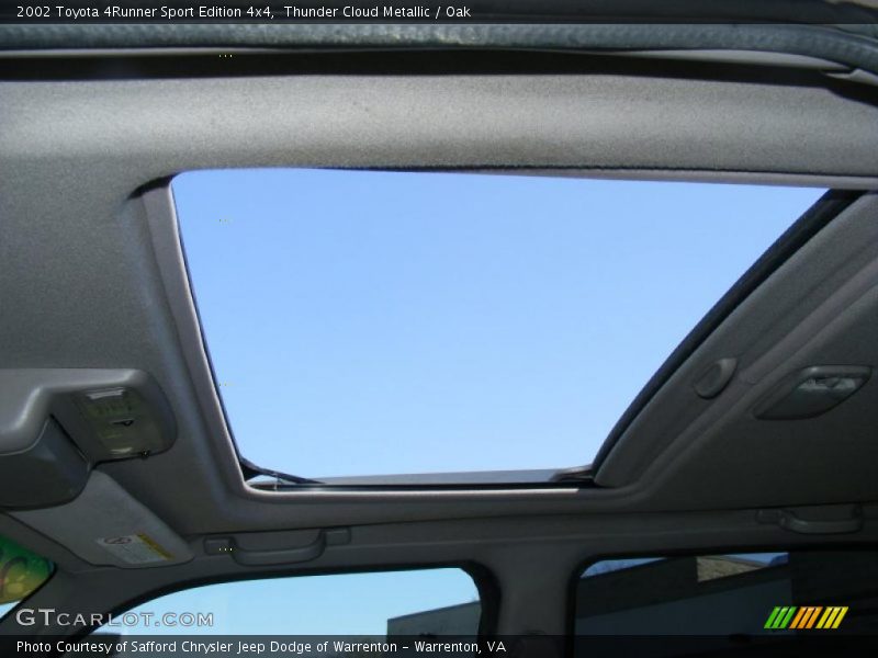 Thunder Cloud Metallic / Oak 2002 Toyota 4Runner Sport Edition 4x4