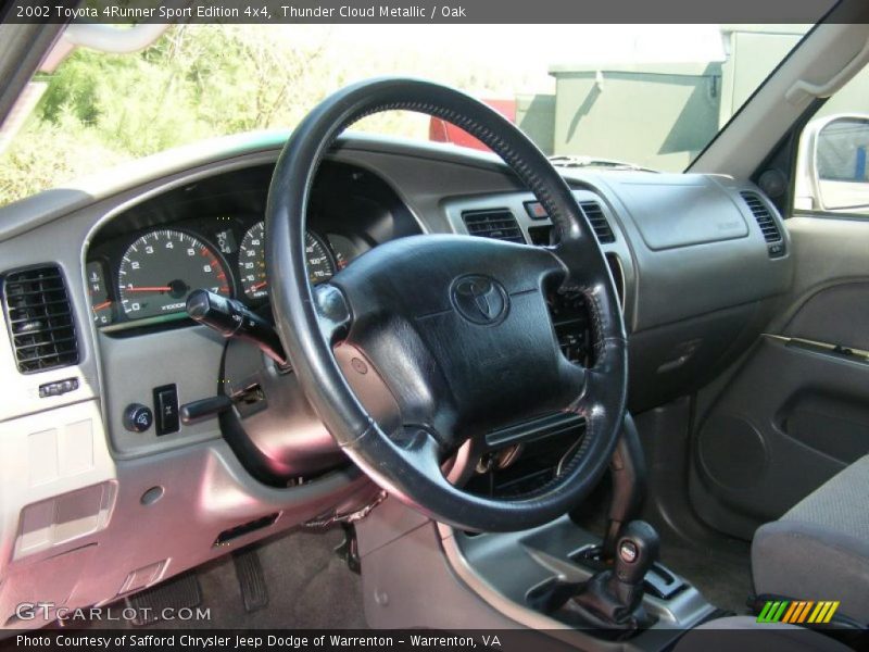 Thunder Cloud Metallic / Oak 2002 Toyota 4Runner Sport Edition 4x4